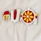 Balaji Shanku Chakra Namam Set Flax Fur Yarn Wool Tirupati Balaji Tilak Cutouts with Canvas Base Indian Traditional Lordvishnu Puja Backdrop Decoration Cutout for Pooja Wedding Decor Housewarming Gift